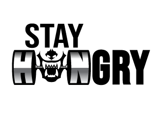 STAY HUNGRY logo design by justin_ezra
