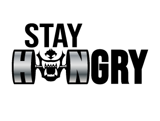 STAY HUNGRY logo design by justin_ezra