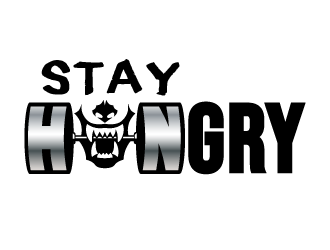 STAY HUNGRY logo design by justin_ezra