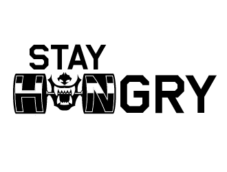 STAY HUNGRY logo design by justin_ezra