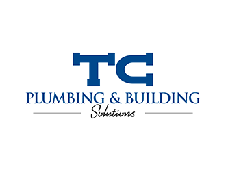 TC Plumbing & Building Solutions logo design by enzidesign