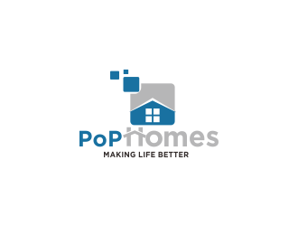 PoP Homes logo design by Greenlight