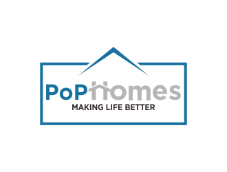 PoP Homes logo design by Greenlight