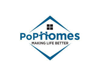 PoP Homes logo design by Greenlight