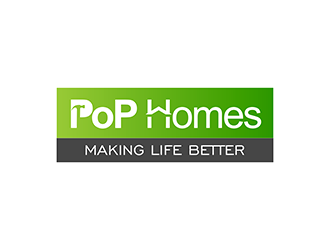PoP Homes logo design by enzidesign