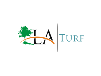 L A Turf logo design by Diancox