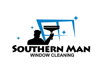 Southern Man Window Cleaning logo design by enzidesign