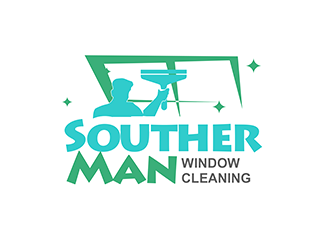 Southern Man Window Cleaning logo design by enzidesign