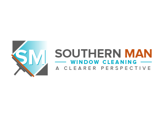 Southern Man Window Cleaning logo design by BeDesign