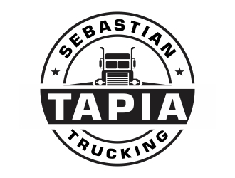 Sebastian Tapia Trucking logo design by cikiyunn