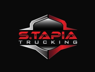 Sebastian Tapia Trucking logo design by Marianne