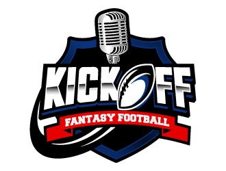 Kick Off Fantasy Football logo design by daywalker