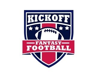Kick Off Fantasy Football logo design by bougalla005