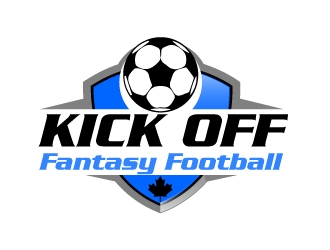 Kick Off Fantasy Football logo design by ElonStark
