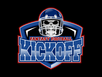 Kick Off Fantasy Football logo design by Kruger