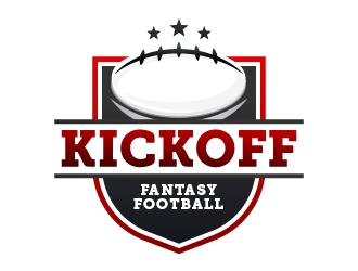 Kick Off Fantasy Football logo design by Andrei P