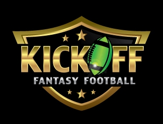 Kick Off Fantasy Football logo design by dshineart
