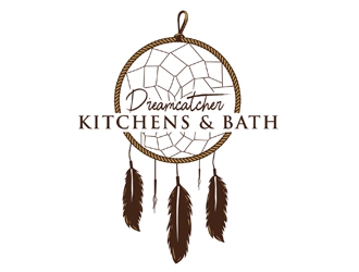 Dreamcatcher Kitchens & Bath logo design by DreamLogoDesign