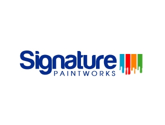 Signature Paintworks  logo design by ElonStark