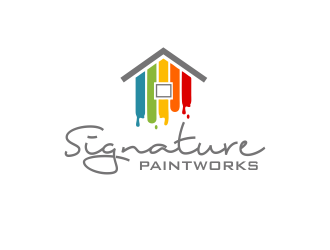 Signature Paintworks  logo design by YONK