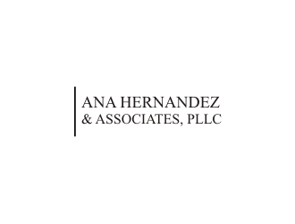 Ana Hernandez & Associates, PLLC logo design by Barkah
