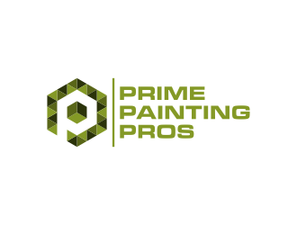 Prime Painting Pros logo design by p0peye