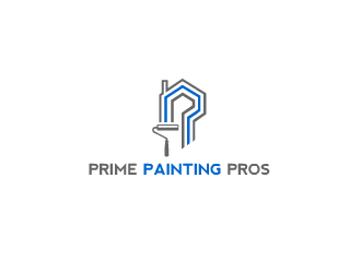 Prime Painting Pros logo design by smedok1977