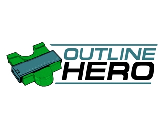 Outline Hero logo design by MAXR