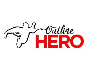 Outline Hero logo design by AnuragYadav