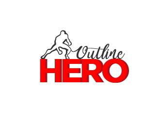 Outline Hero logo design by AnuragYadav