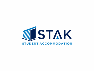 STAK Student Accommodation logo design by ammad