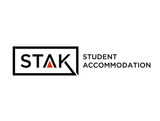 STAK Student Accommodation logo design by aura