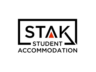 STAK Student Accommodation logo design by aura
