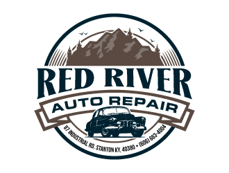 Red River Auto Repair logo design by PRN123