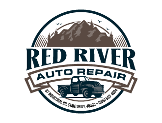 Red River Auto Repair logo design by PRN123