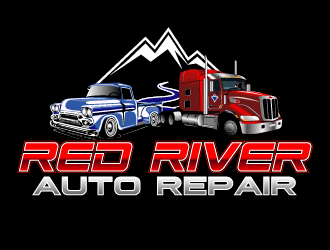 Red River Auto Repair logo design by axel182