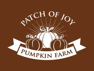 Patch of Joy Pumpkin Farm logo design by shravya