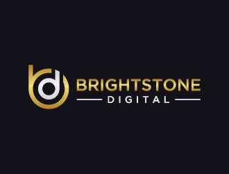 Brightstone Digital logo design by Janee