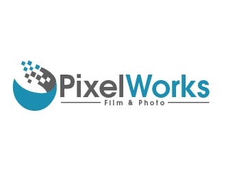 PixelWorks Film & Photo logo design by shravya
