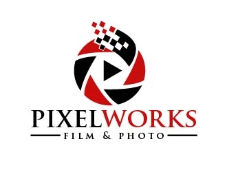 PixelWorks Film & Photo logo design by shravya