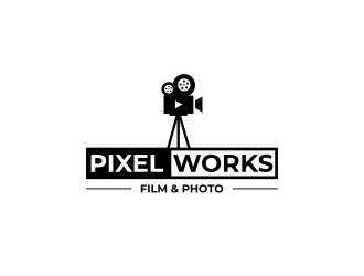 PixelWorks Film & Photo logo design by haidar
