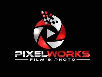 PixelWorks Film & Photo logo design by shravya