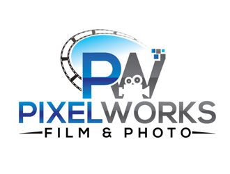 PixelWorks Film & Photo logo design by logoguy