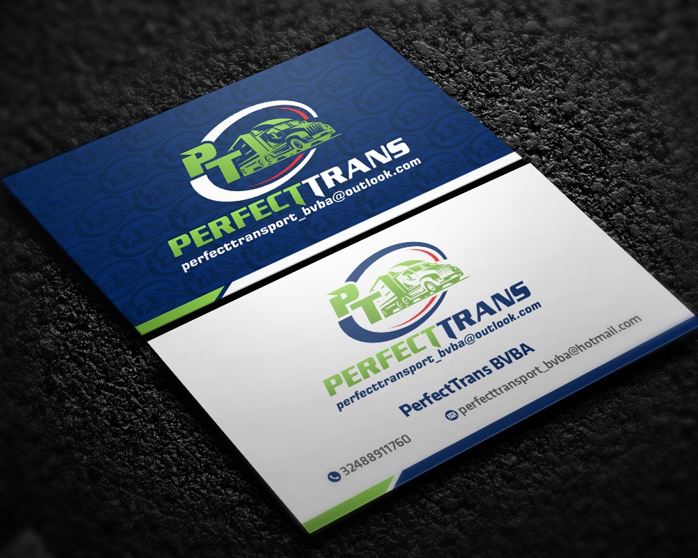 PerfectTrans BVBA logo design by scriotx