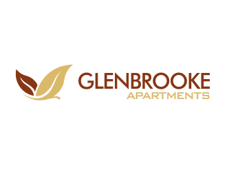 Glenbrooke Apartments logo design by YONK