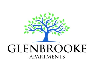 Glenbrooke Apartments logo design by jetzu
