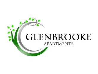Glenbrooke Apartments logo design by jetzu