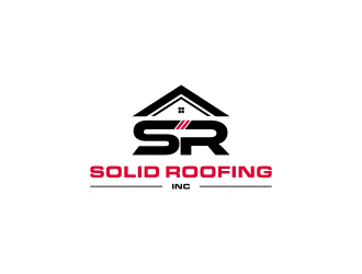 Solid Roofing Inc. logo design by haidar