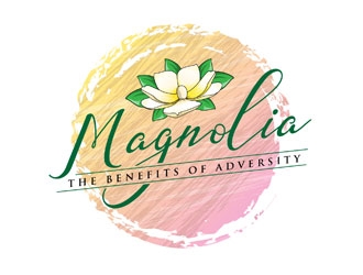 Magnolia        The Benefits of Adversity logo design by LogoInvent