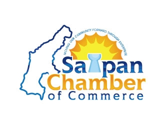 Saipan Chamber of Commerce logo design by invento